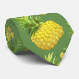 Ananas-Illustration Krawatte