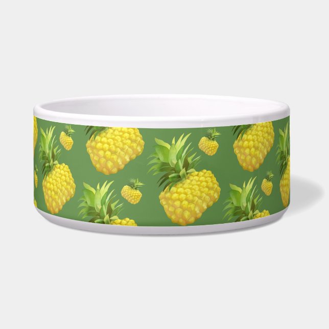 Ananas-Illustration Napf (Vorderseite)