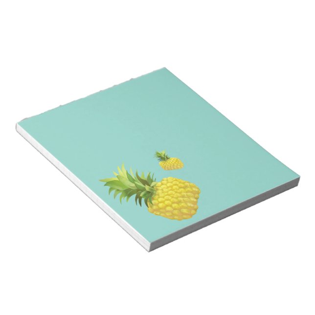 Ananas-Illustration Notizblock (angewinkelt)