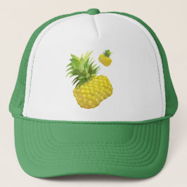 Ananas-Illustration Truckerkappe