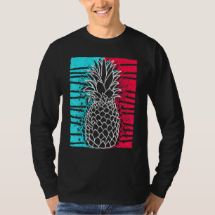 Ananas im Techno-Farbfestival Synthesizer Wh T-Shirt
