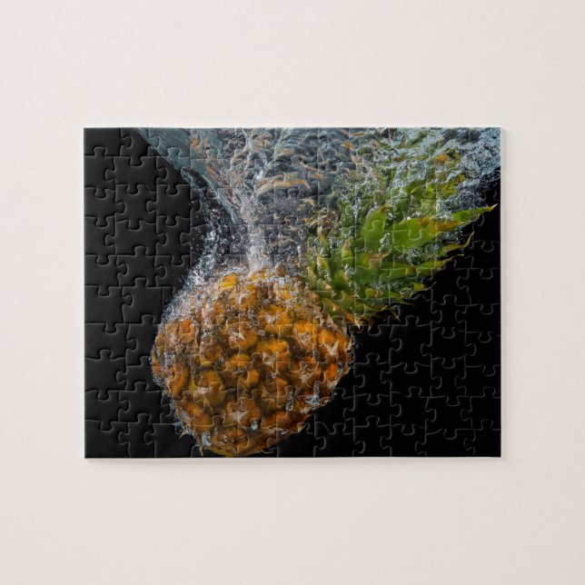 Ananas im Wasser Puzzle (Horizontal)