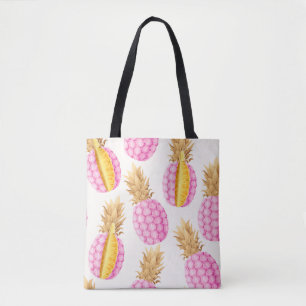 Ananas in Rosa: Hoch detailliert Vintag