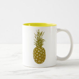 Ananas Kaffeepause Tasse