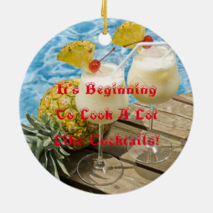 Ananas Keramik Ornament