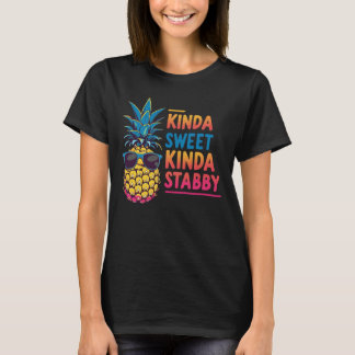 Ananas Kinda Damen T-Shirts Stabby Bekleidung