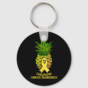 Ananas Kinder Krebs Aufklärung Geschenk Schlüsselanhänger