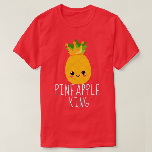 Ananas King Funny T-Shirt (Design vorne)