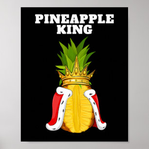 Ananas King Mens Ananas Lover Shirt Niedliches But Poster