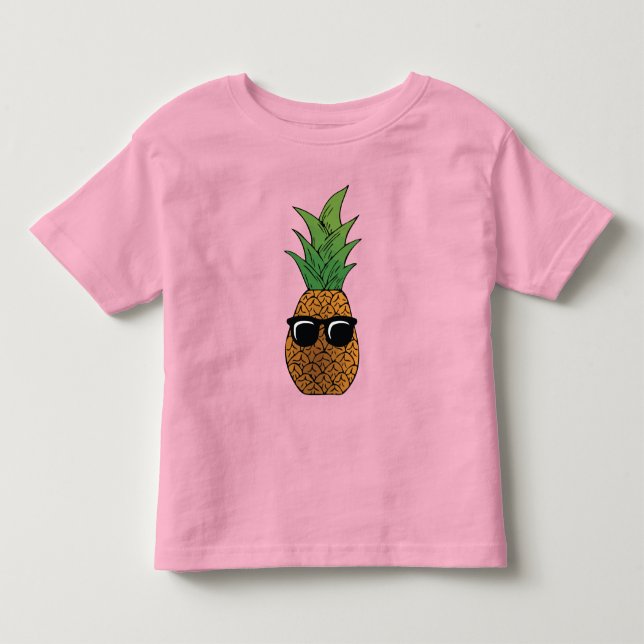 Ananas Kleinkind T-shirt (Vorderseite)