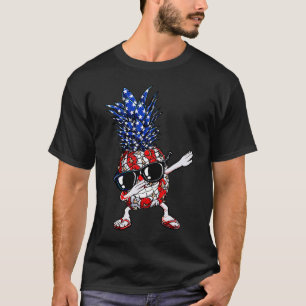 Ananas-Kleinkinder-Jungs am 4. Juli T-Shirt