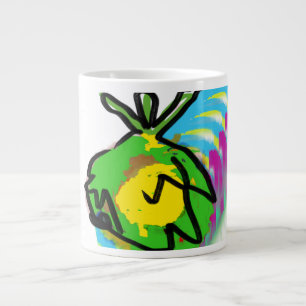 Ananas-Krawatte trocken Jumbo-Tasse
