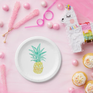 Ananas-Lackierung Tropenpapierplatte Pappteller