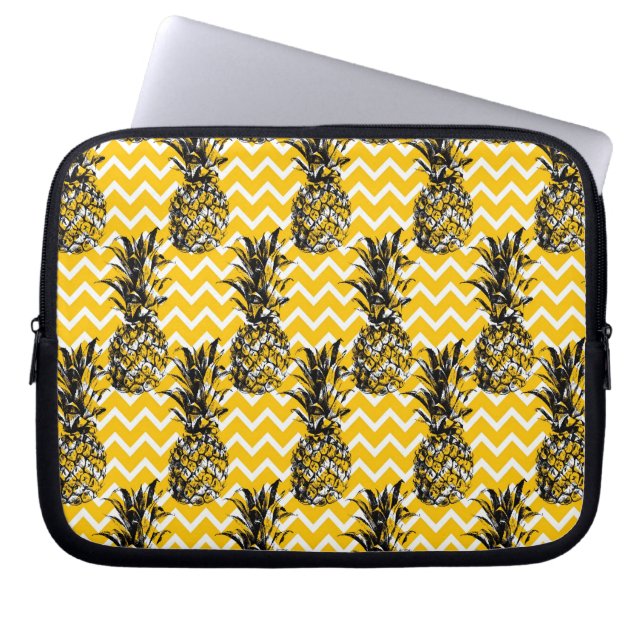 Ananas Laptopschutzhülle (Vorderseite)