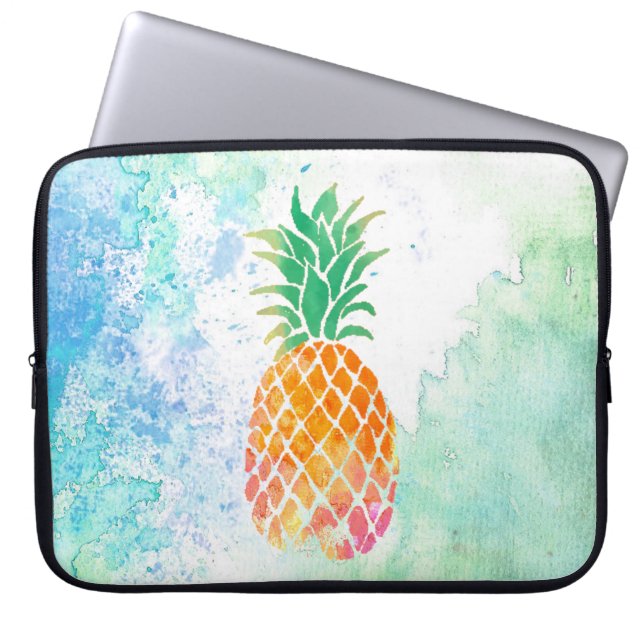 Ananas Laptopschutzhülle (Vorderseite)