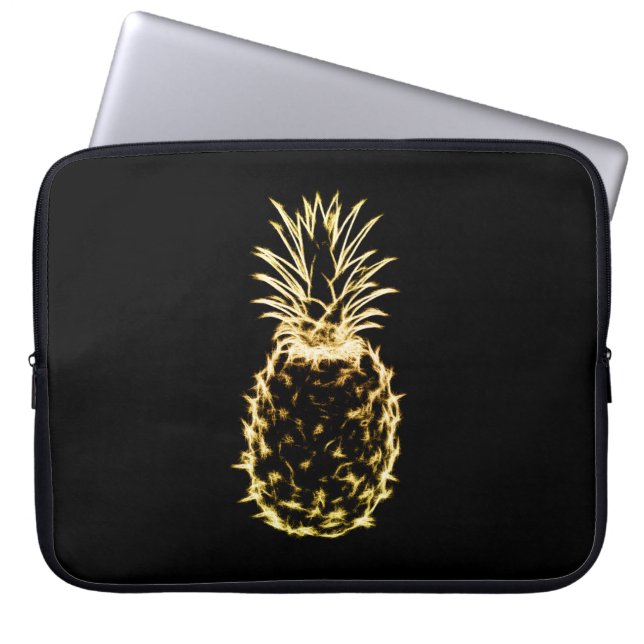 Ananas Laptopschutzhülle (Vorderseite)