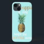 Ananas Lebensquote Case-Mate iPhone Hülle<br><div class="desc">Ananas Life Quote Artist: Studio W | 156571D</div>