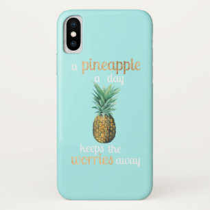 Ananas Lebensquote iPhone X Hülle