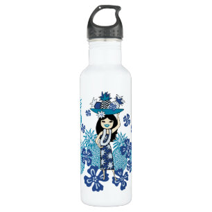 Ananas Luau Hawaiian Hula Girl Trinkflasche