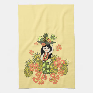 Ananas Luau Hawaiian Küchenhandtuch Handtuch