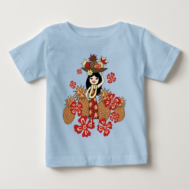 Ananas Luau Kleinkinder & Säugling T - Shirt (Vorderseite)
