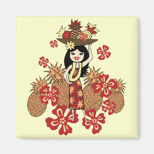 Ananas-Luau-Tropenmagnete Magnet