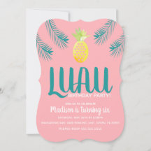 Ananas Luau Tropical Birthday Party