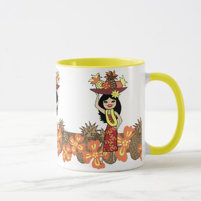 Ananas Luau Tropische Tasse (Rechts)