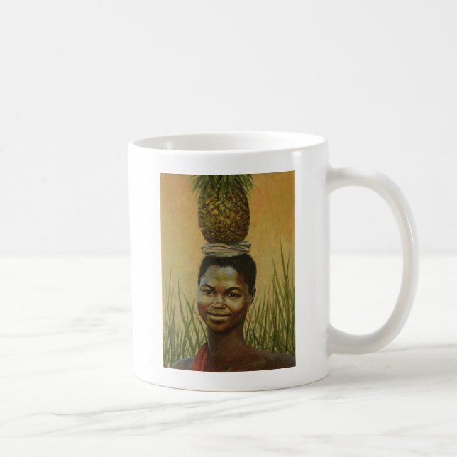Ananas-Mädchen 2004 Kaffeetasse (Rechts)