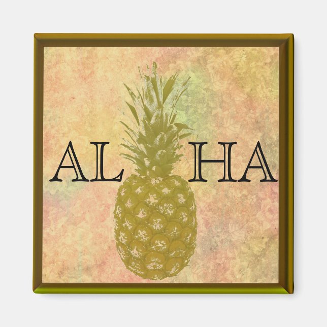 Ananas Magnet (Vorne)