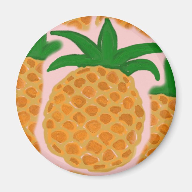 Ananas Magnet (Vorne)