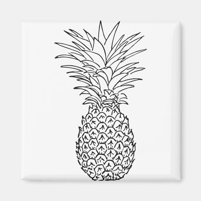 Ananas Magnet (Vorne)