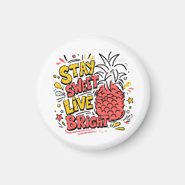 Ananas Magnet | Süßer tropischer Kühlschrankmagnet