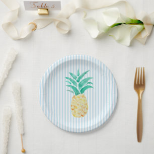 Ananas Malerei Luau Party Pappteller