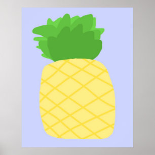Ananas-Malerei Poster