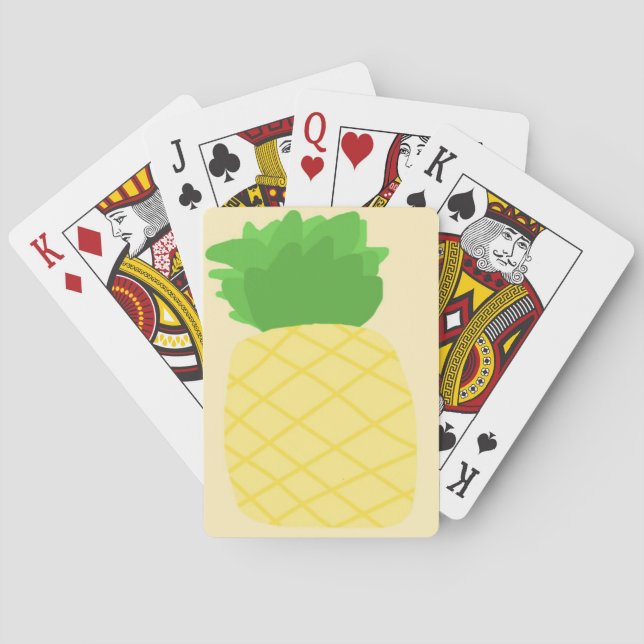 Ananas-Malerei Spielkarten (Rückseite)