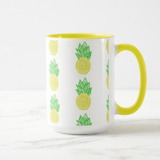 Ananas-Mandala Tasse