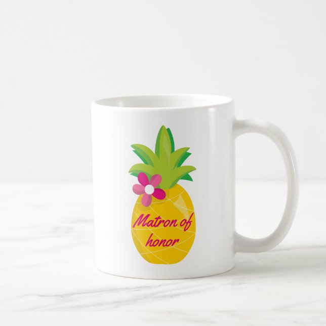 Ananas Matron der Ehre Kaffeetasse (Rechts)