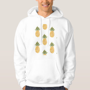 Ananas mit handgemalten Ananas, Aquarell. Hoodie