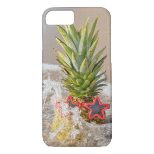 Ananas mit Sonnenbrille in Welle Case-Mate iPhone Hülle