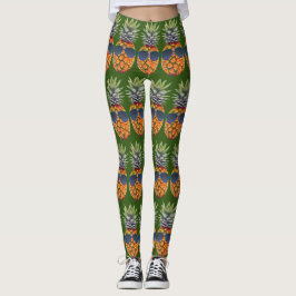 Ananas mit Sonnenbrille Muster-Feinschmecker Leggings