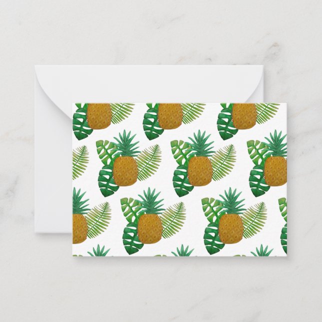 Ananas Mitteilungskarte (Vorderseite)