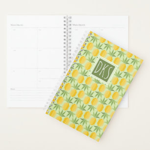Ananas Monogramm Planer
