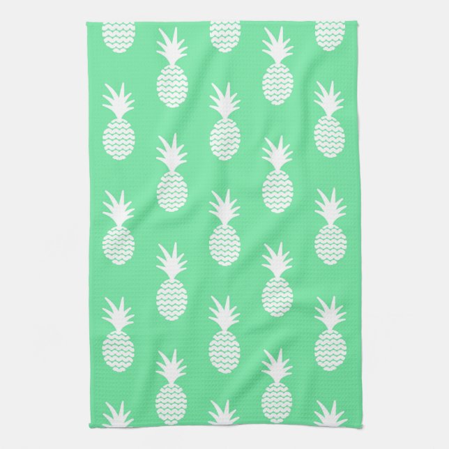 Ananas-Münzmuster Geschirrtuch (Vertikal)