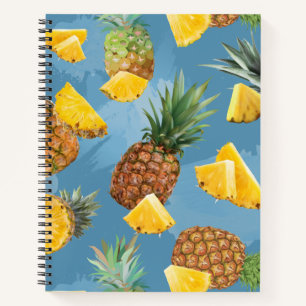 Ananas Muster 2 Notizbuch