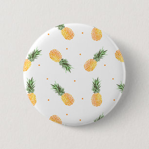 Ananas-Muster Button