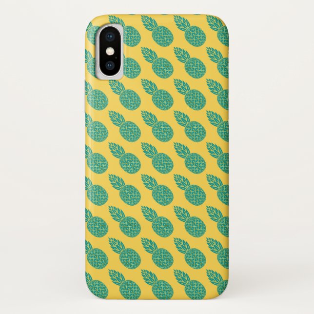 Ananas-Muster Case-Mate iPhone Hülle (Rückseite)