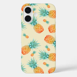Ananas-Muster iPhone 16 Hülle