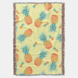 Ananas-Muster Decke