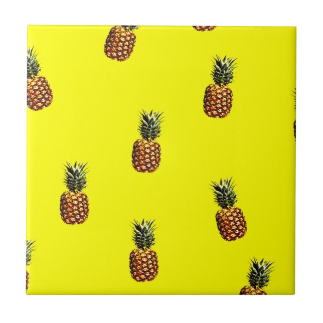 Ananas-Muster Fliese (Vorderseite)